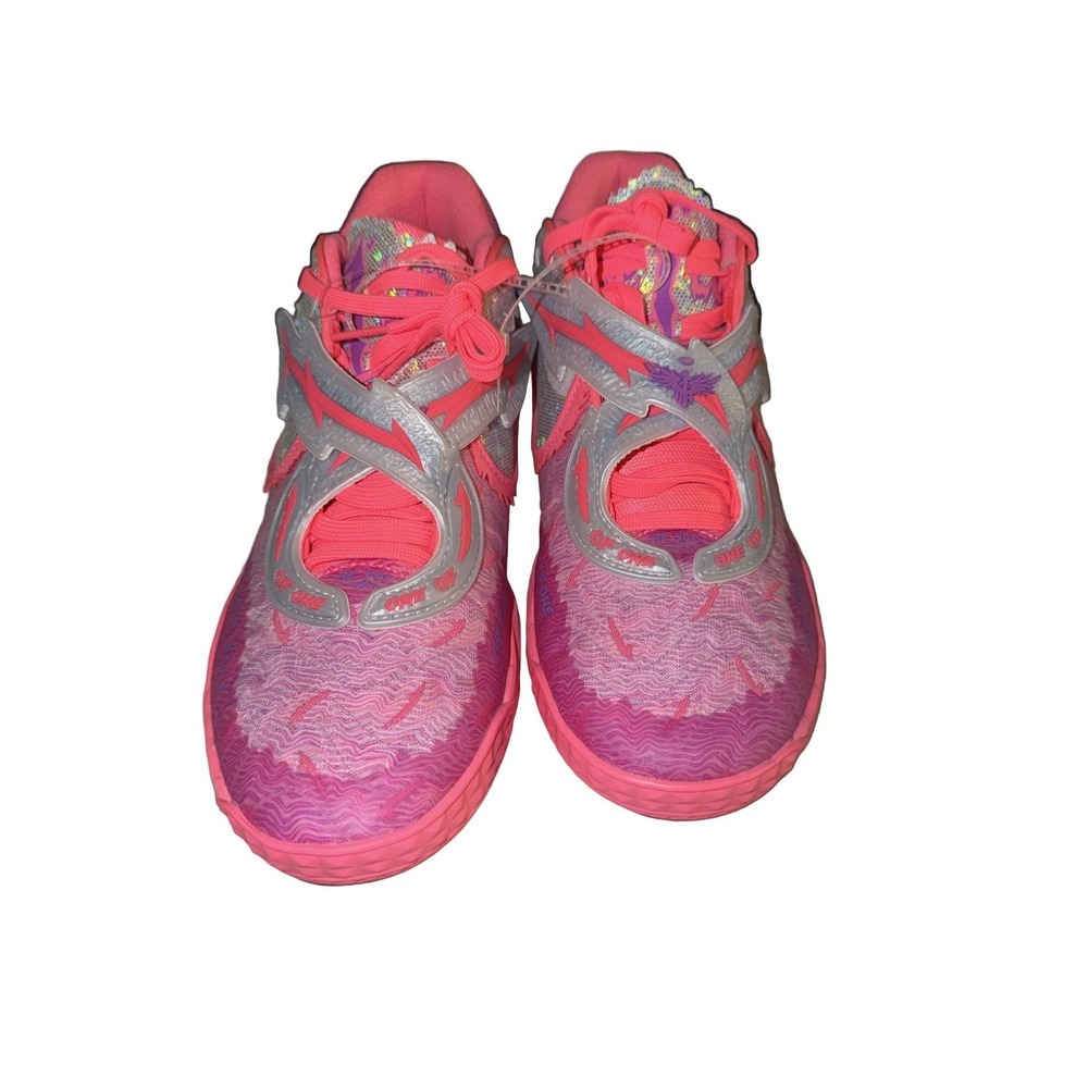 Puma MB.03 LaMelo Ball Pink Purple Silver Basketball Shoes Mens 9 379235-01